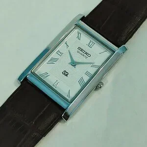 Seiko | Accessories | Seiko Tank Rectangular White Roman Dial Japanese ...